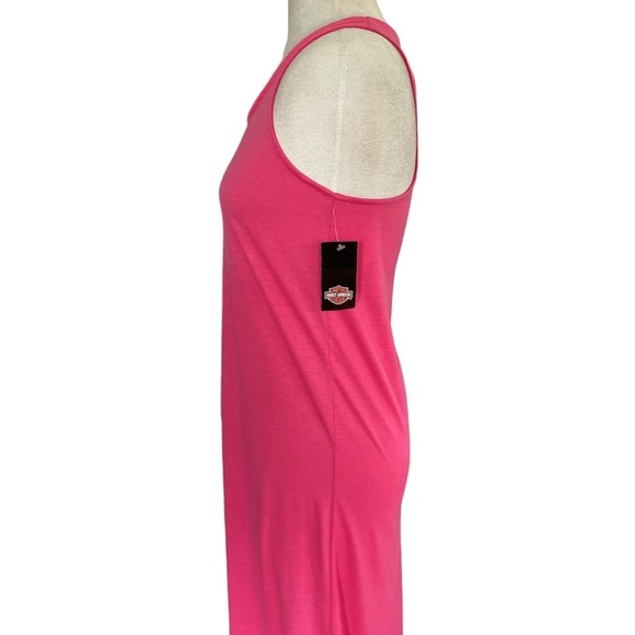 NWT HARLEY DAVIDSON SLEEVELESS MAXI DRESS WITH RHINESTONE DETAILING - Picture 5 of 11